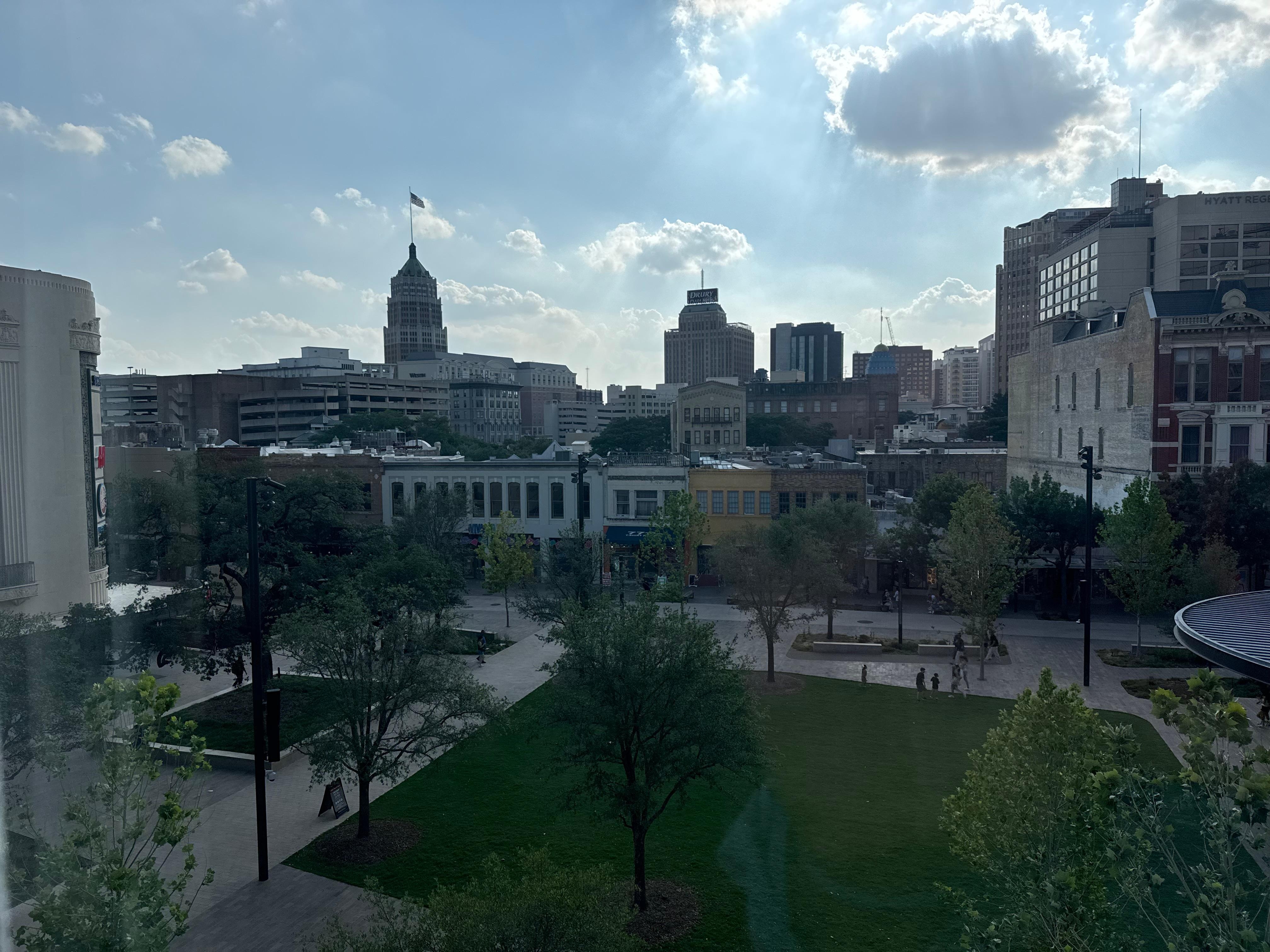 View from 4th floor room! 