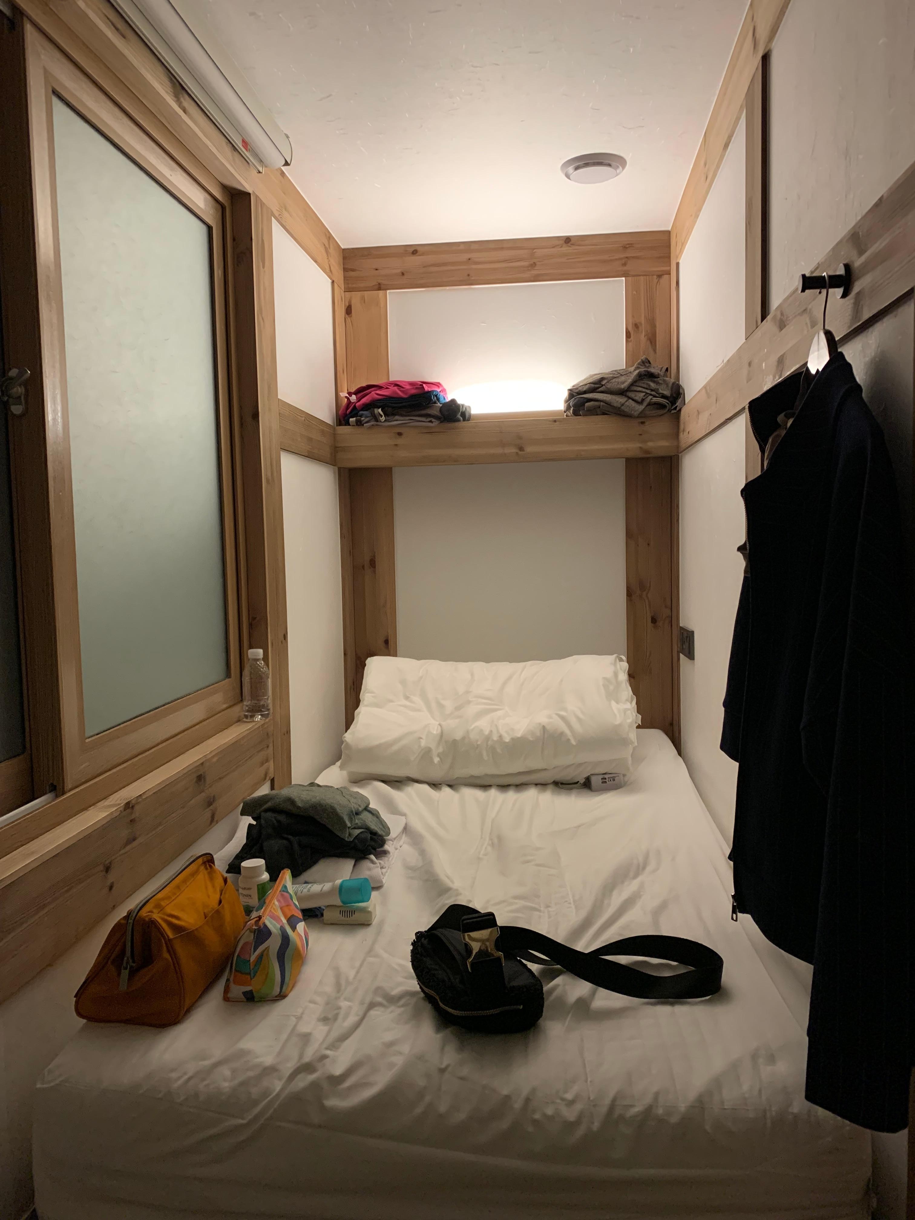 Private bed in a shared room