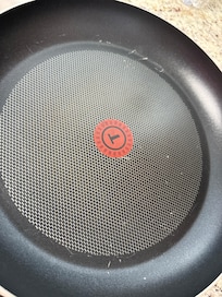 Another dirty pan that still had dried food in it