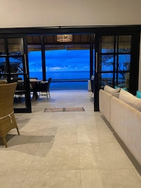 Looking outside