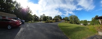 Panoramic of grounds