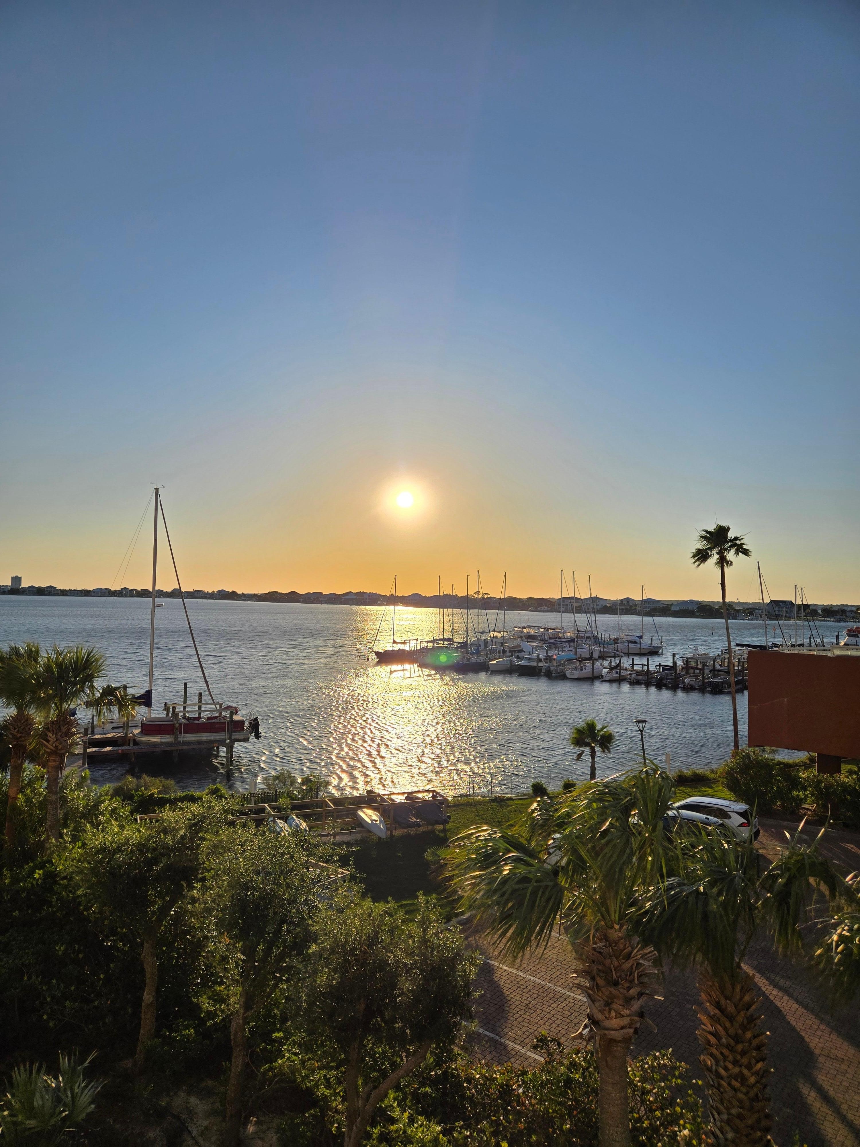 Sunset from balcony 