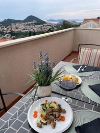 Villa terrace dining