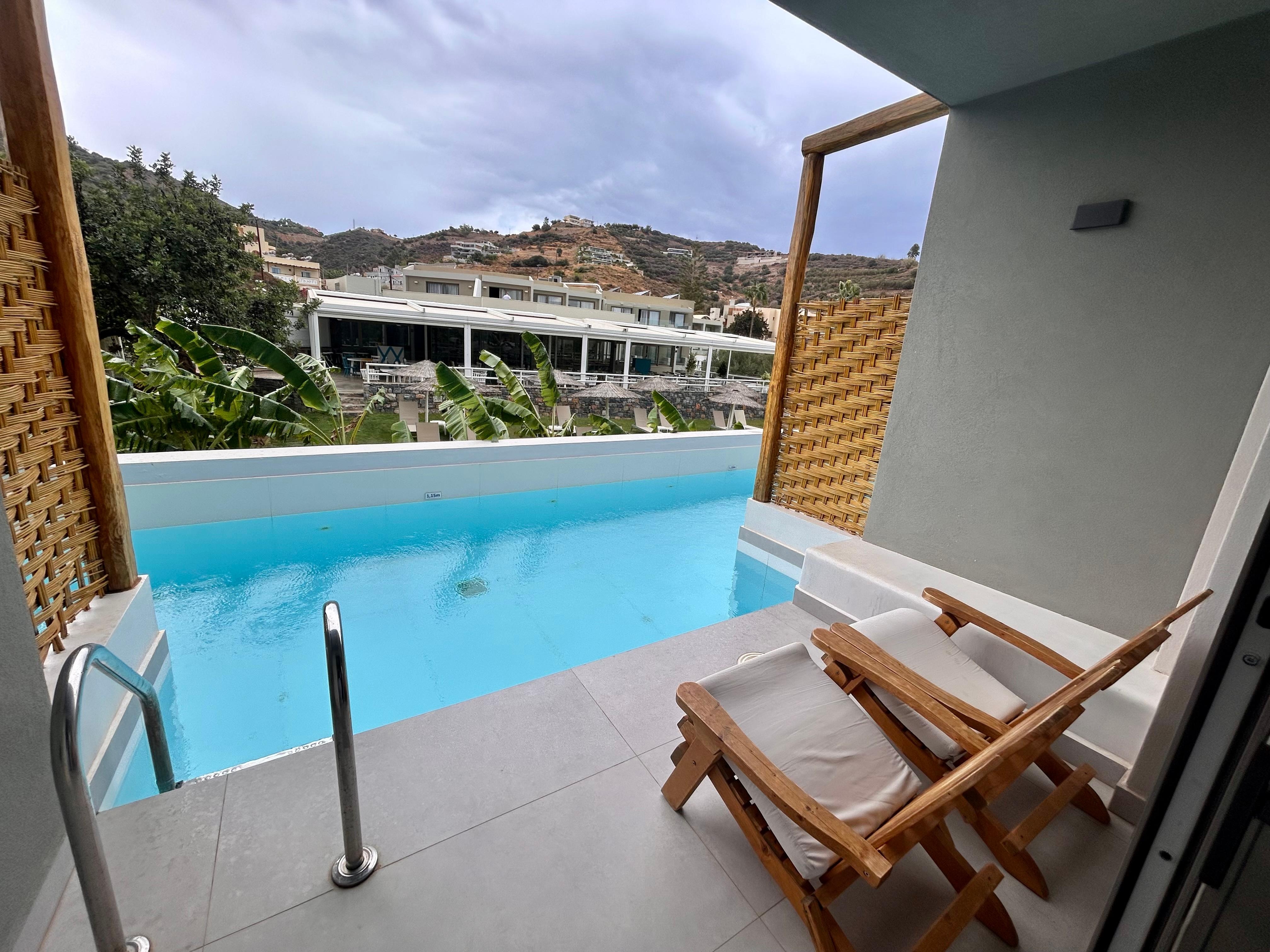 Junior Suite met gedeeld zwembad