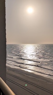 View from the balcony to the north.