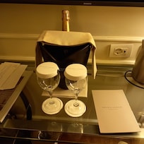 Nice touch on arrival.