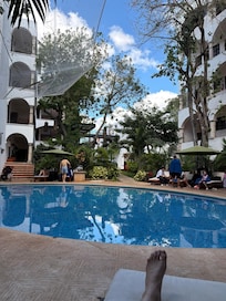 Pool sole (plus my foot)