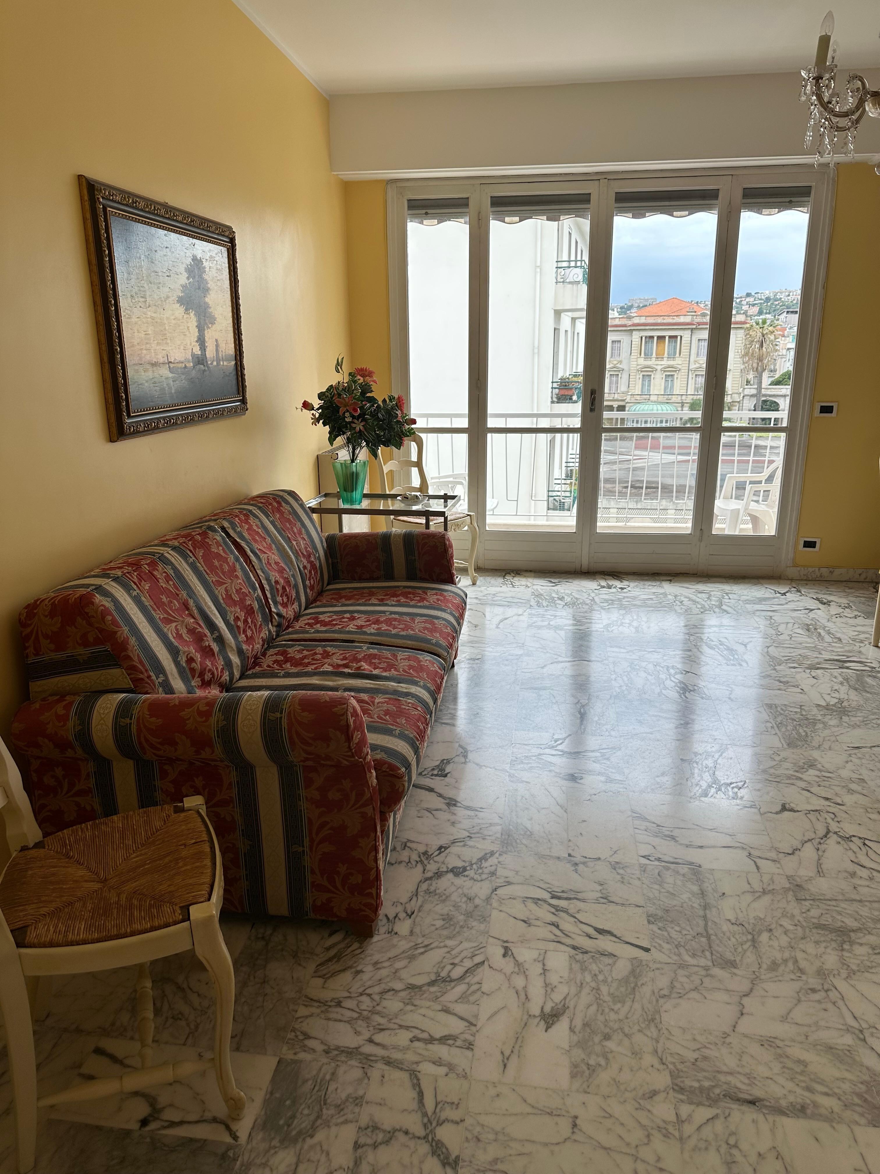Main living space & comfy sofa sleeper