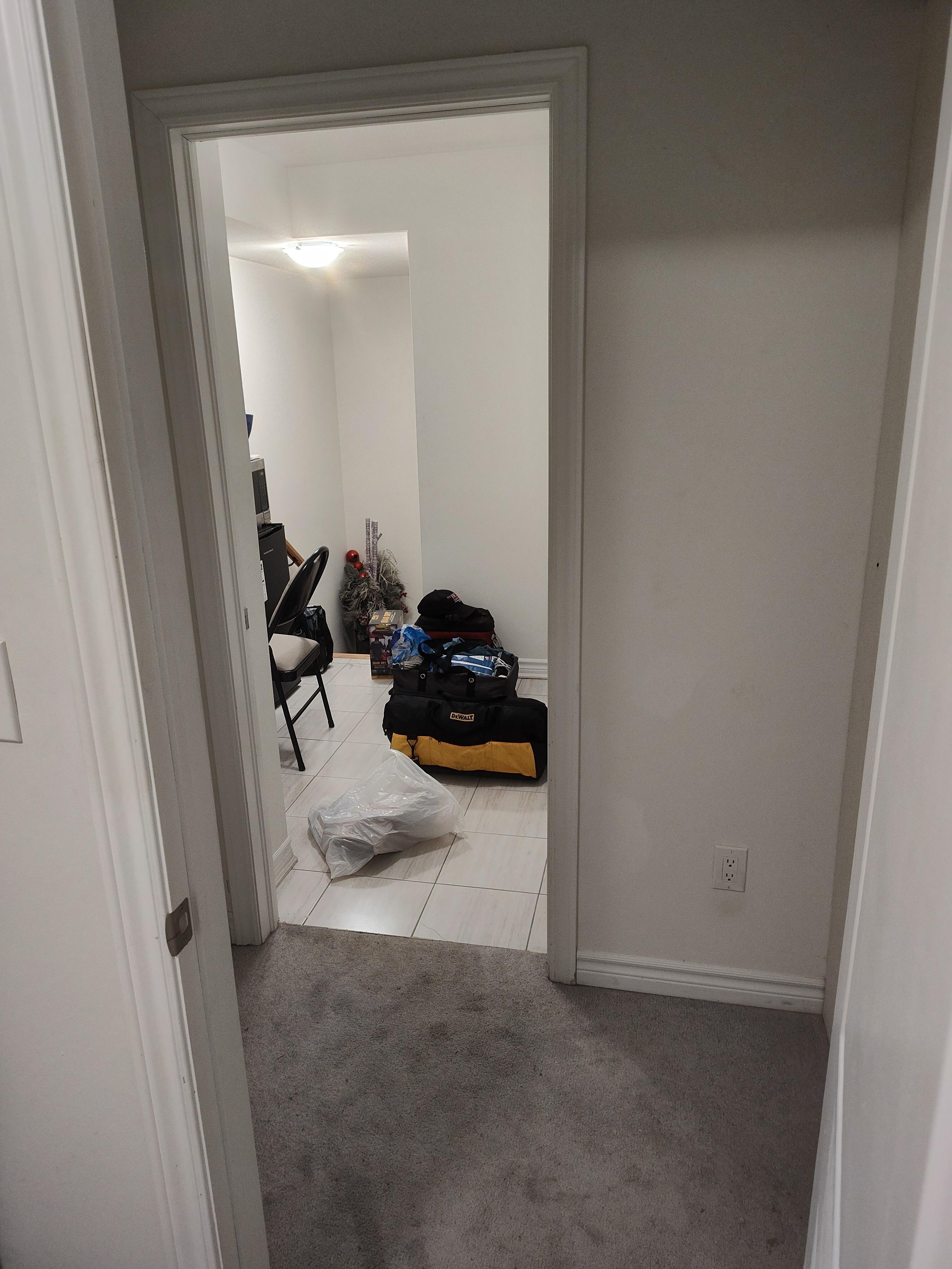 Looking out of bedroom