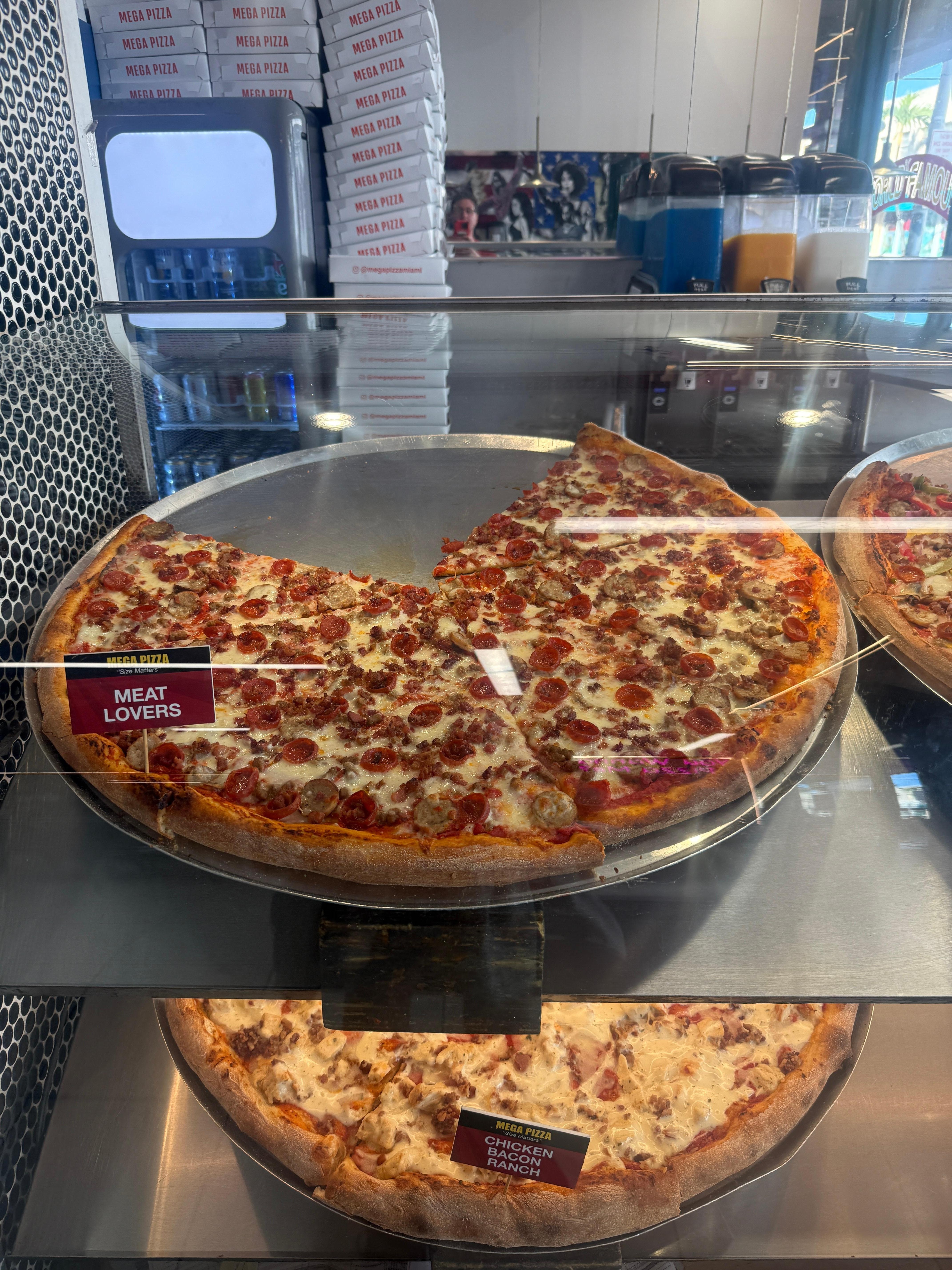 Pizza by the BIG SLICE