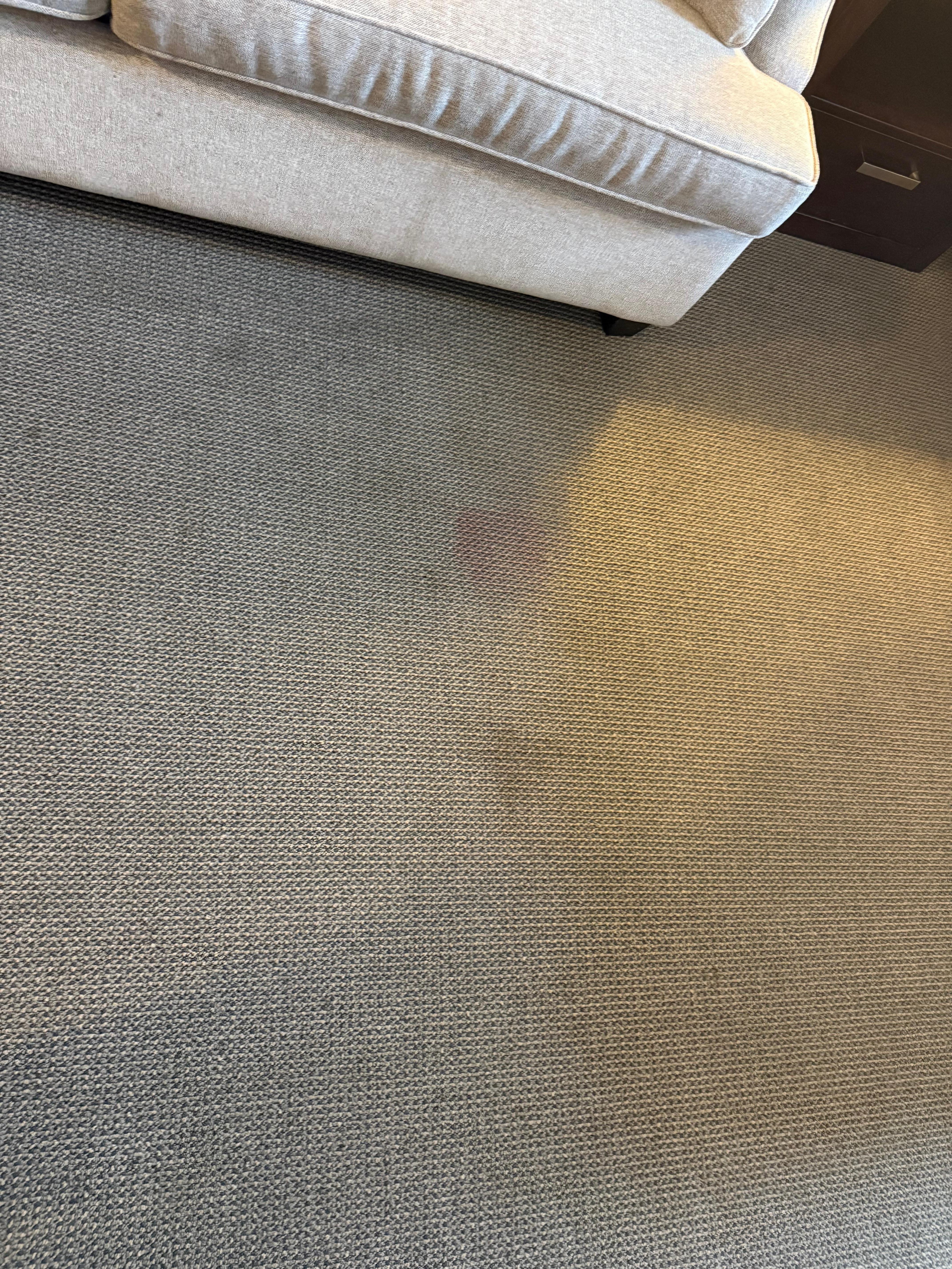 Stains on carpet