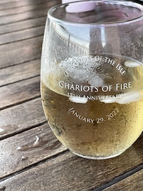 Refreshments on the balcony