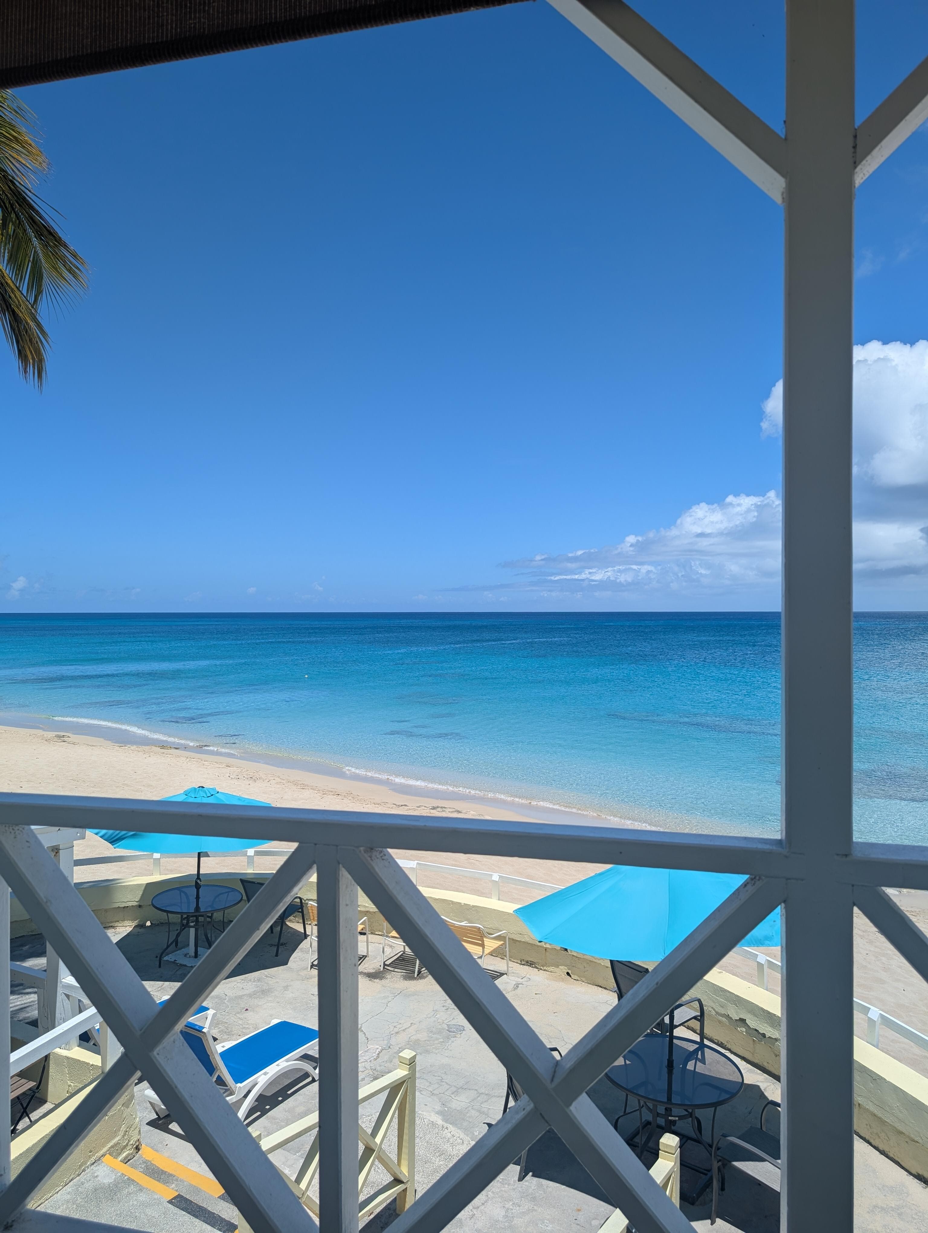 Sea View from our balcony. 