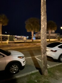 View of bridge and
water outside of hotel
