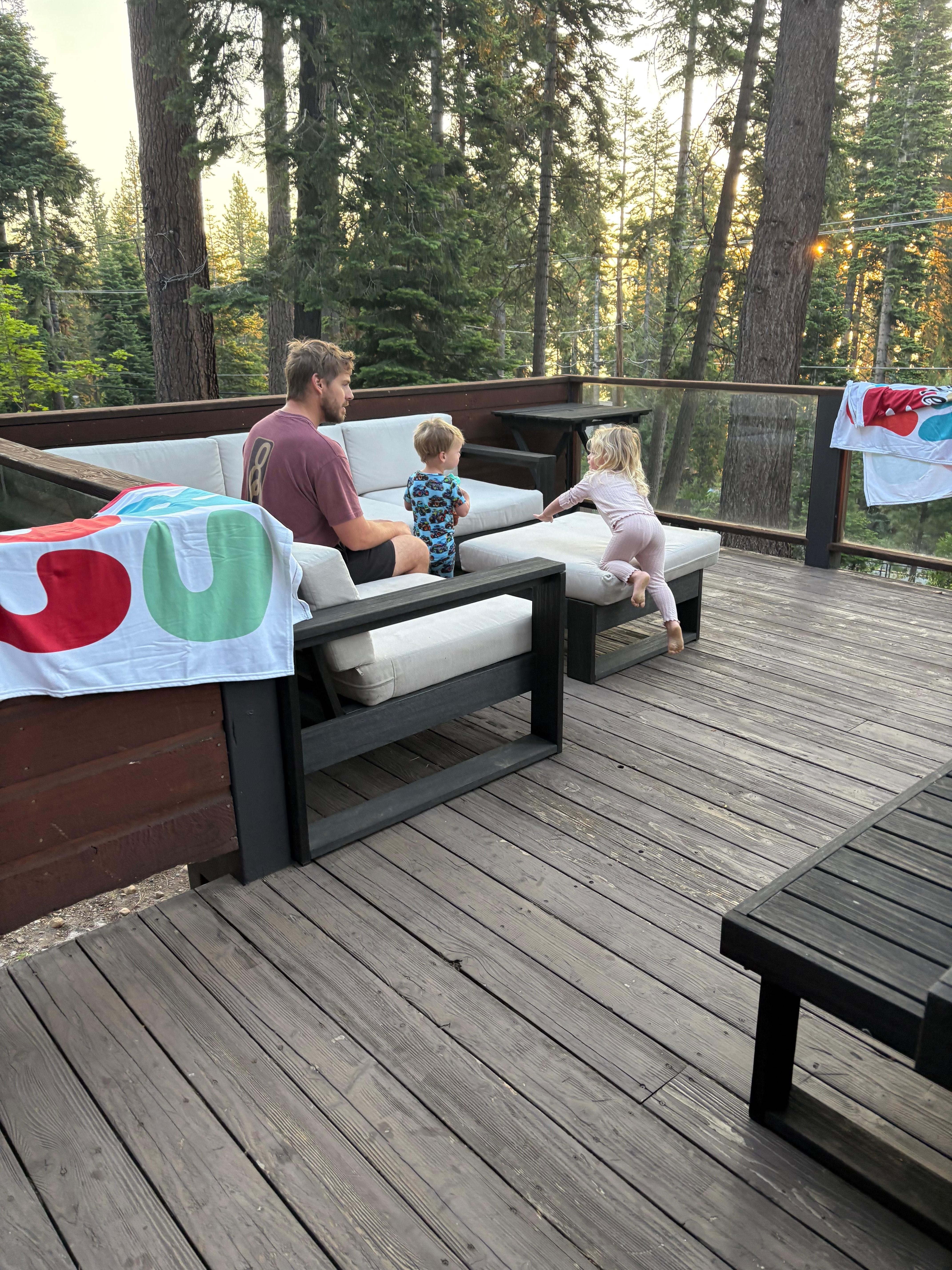 Deck off the living room