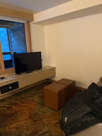 Sitting area with TV