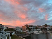 Beautiful reflection of the sunset