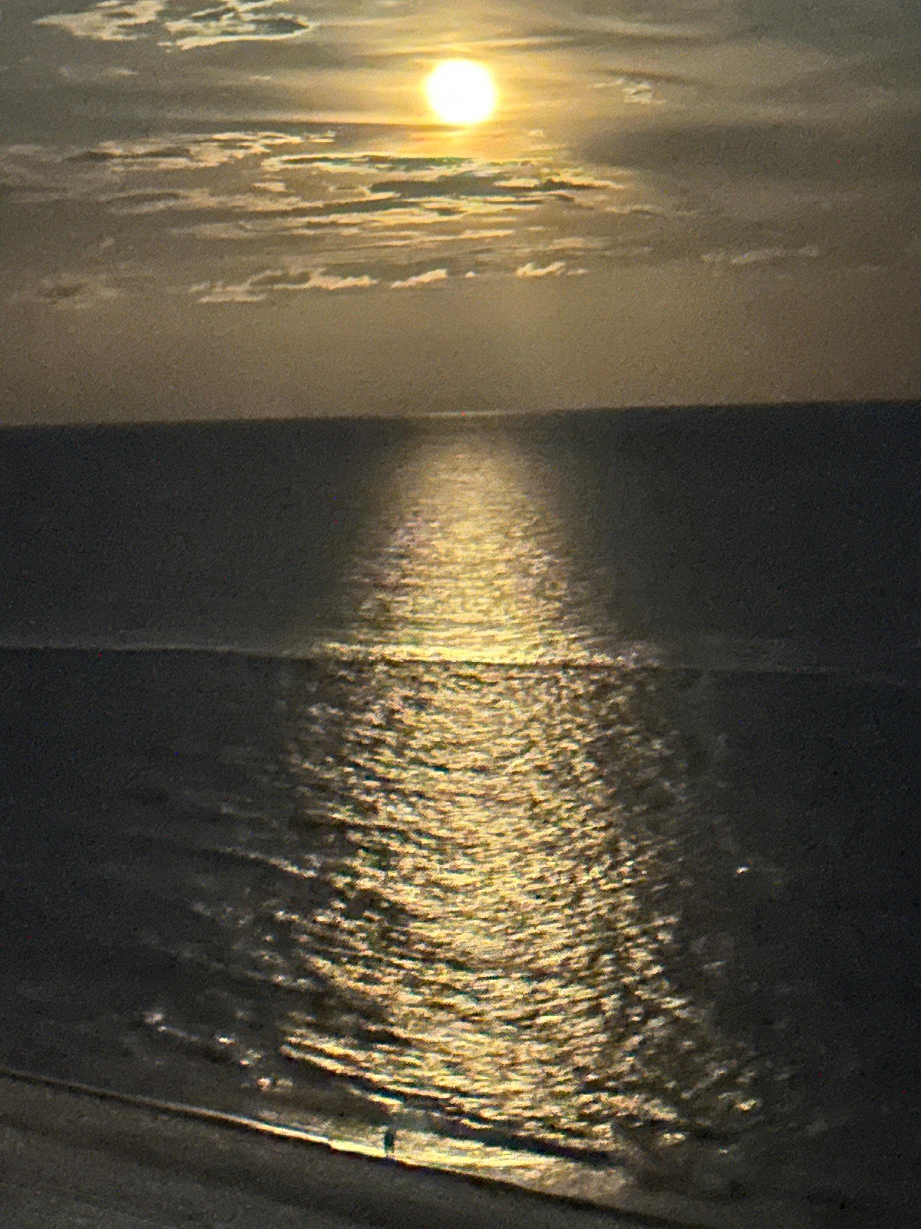 Beautiful moon at night
