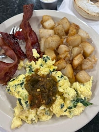 Free breakfast in the morning. So yummy!