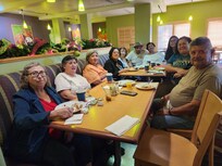 Breakfast with family .