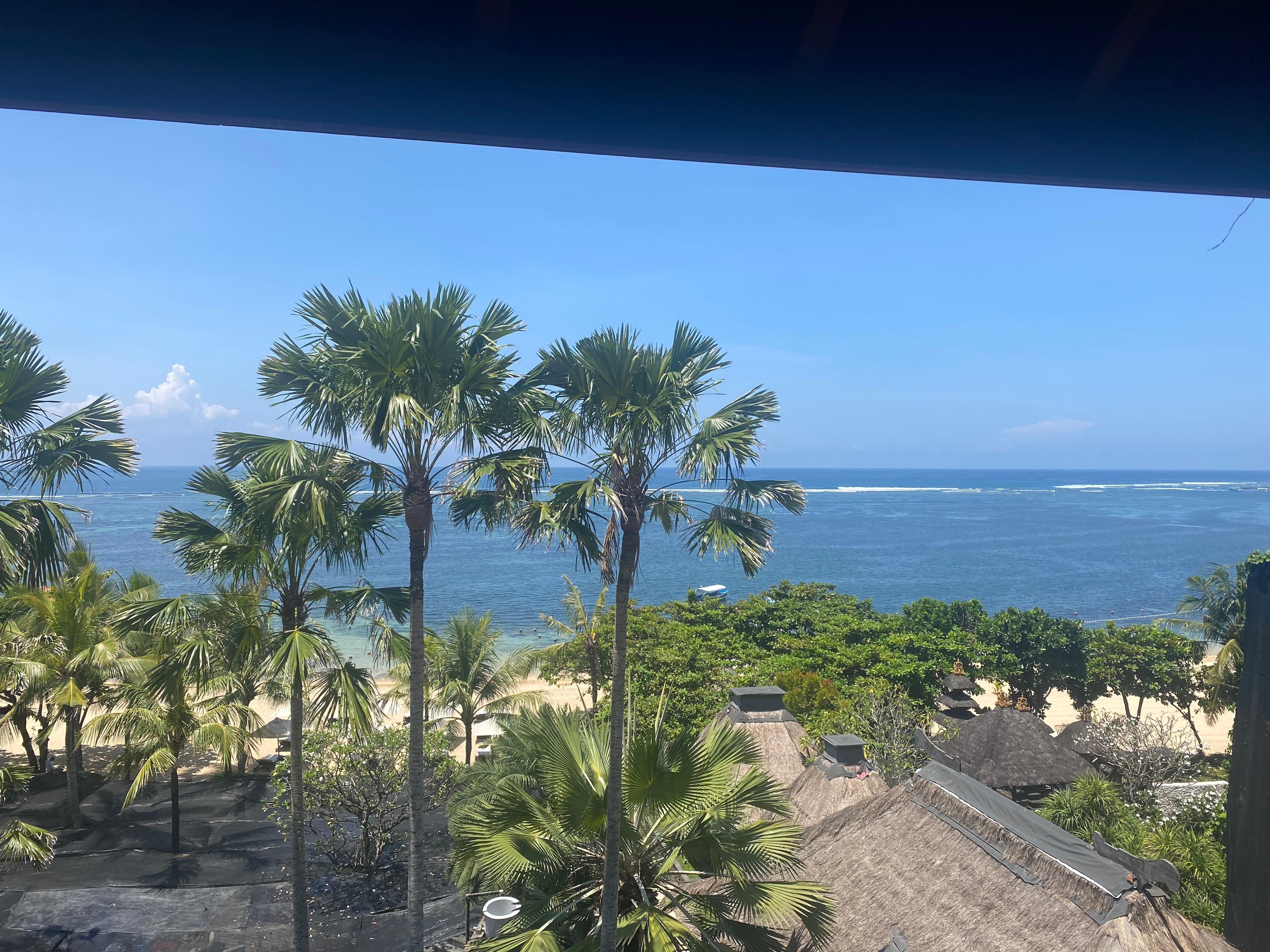 View from our balcony