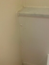Stains in bathroom