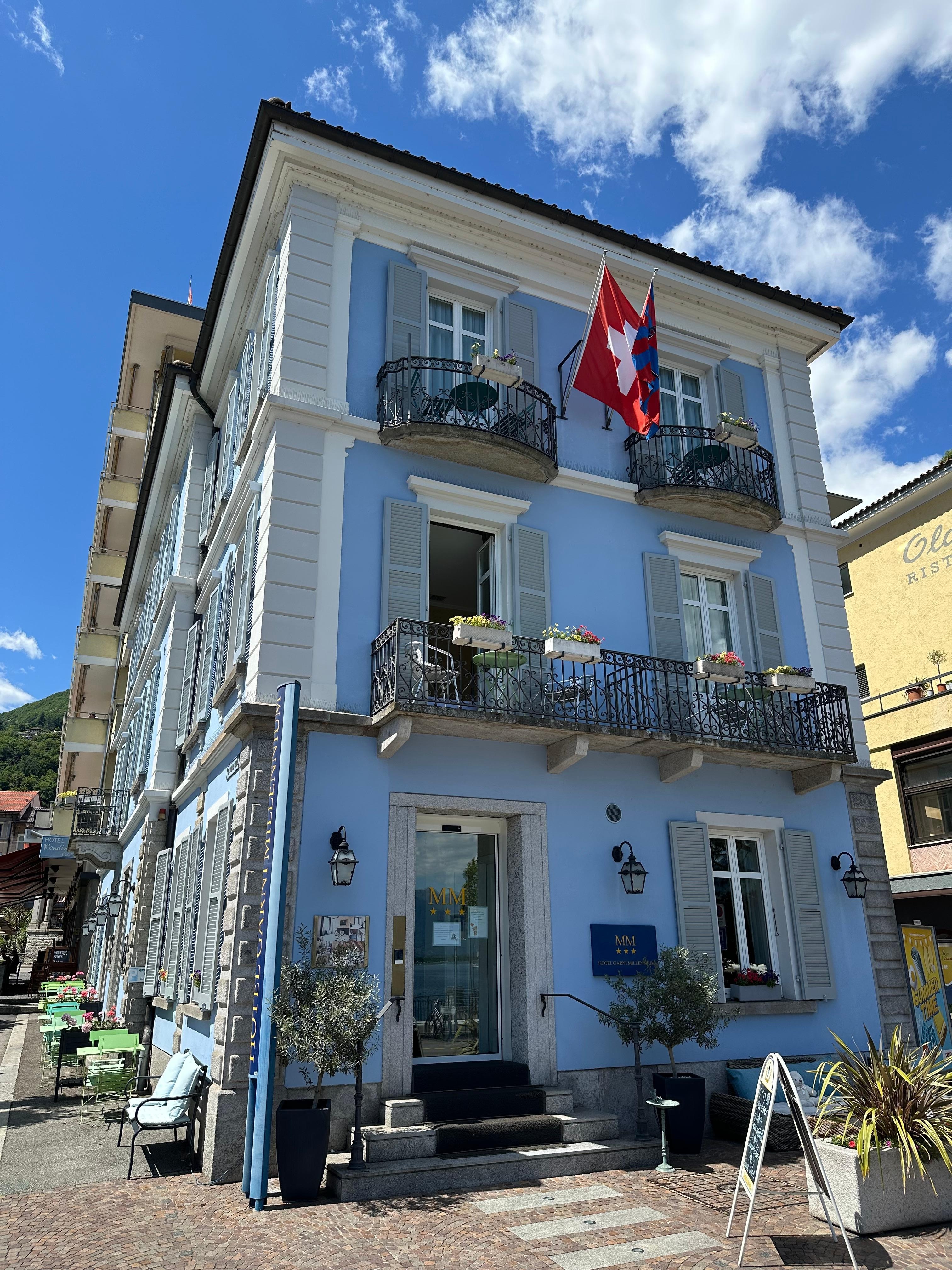 Front of hotel