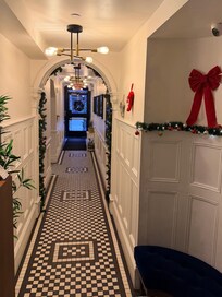 Entrance hallway of hotel check in