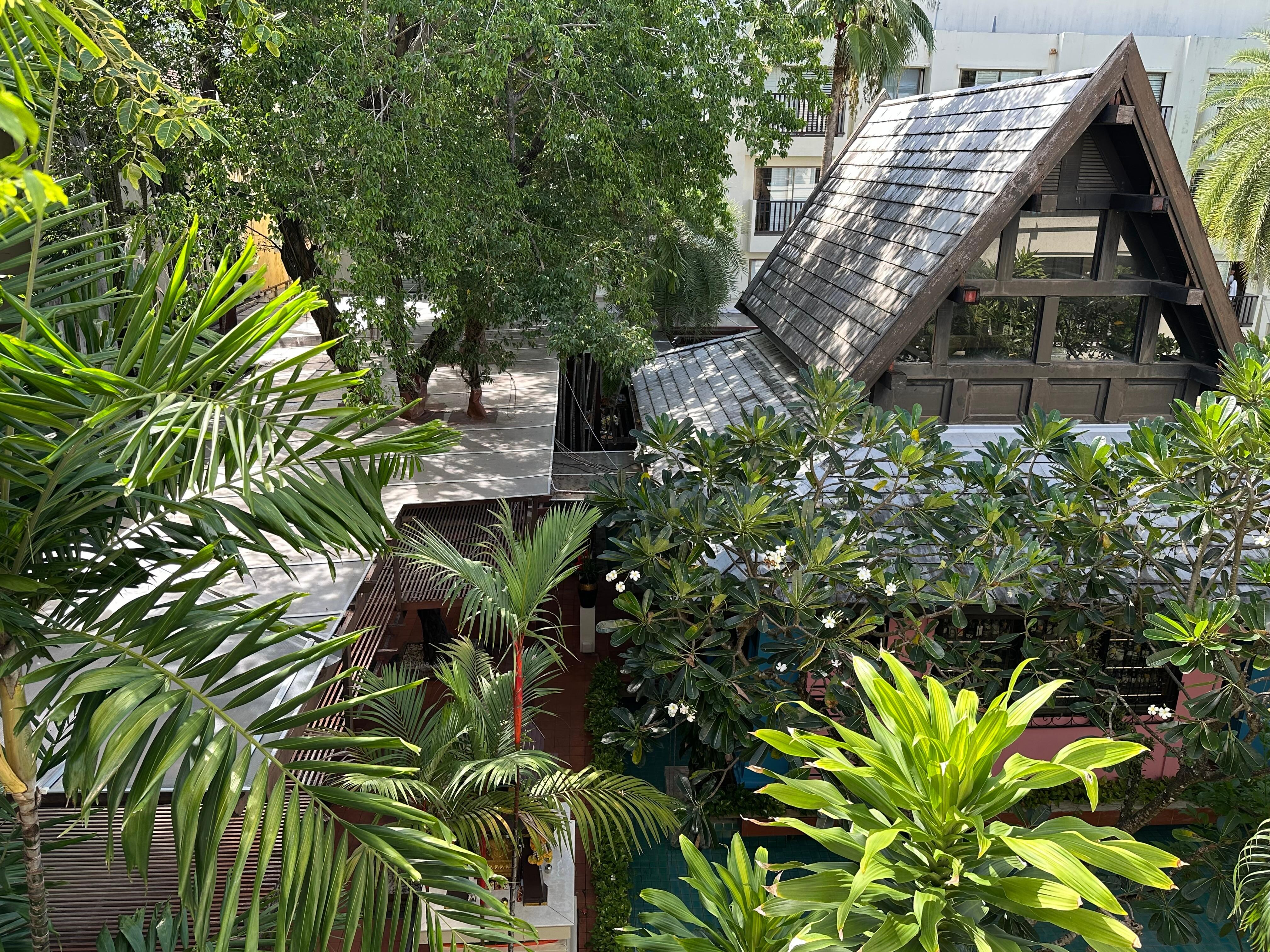 View to bar and restaurant.
