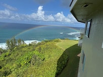 Rainbow off our balcony