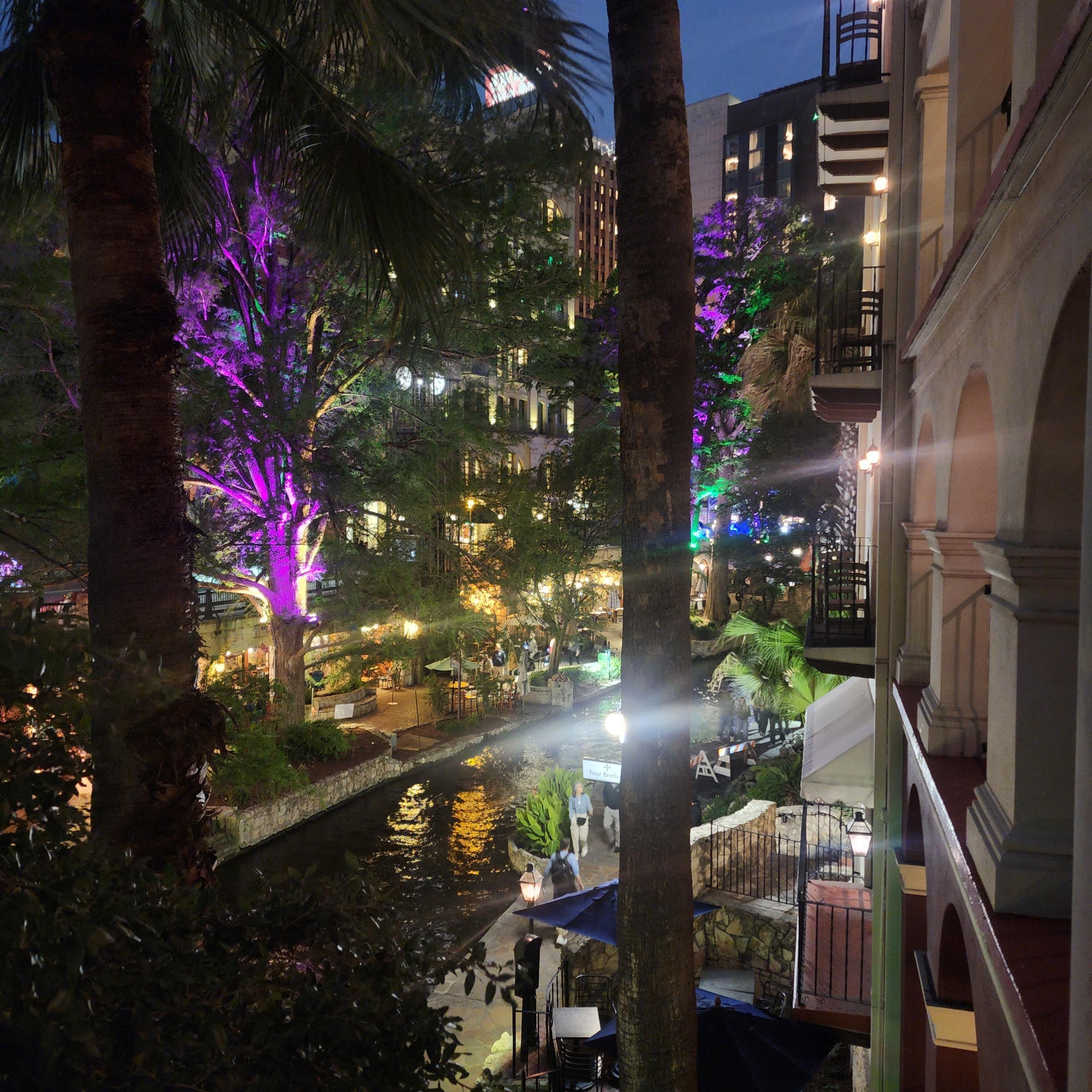 Room view of riverwalk
