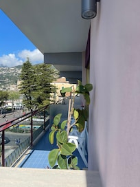 View from front window of our room