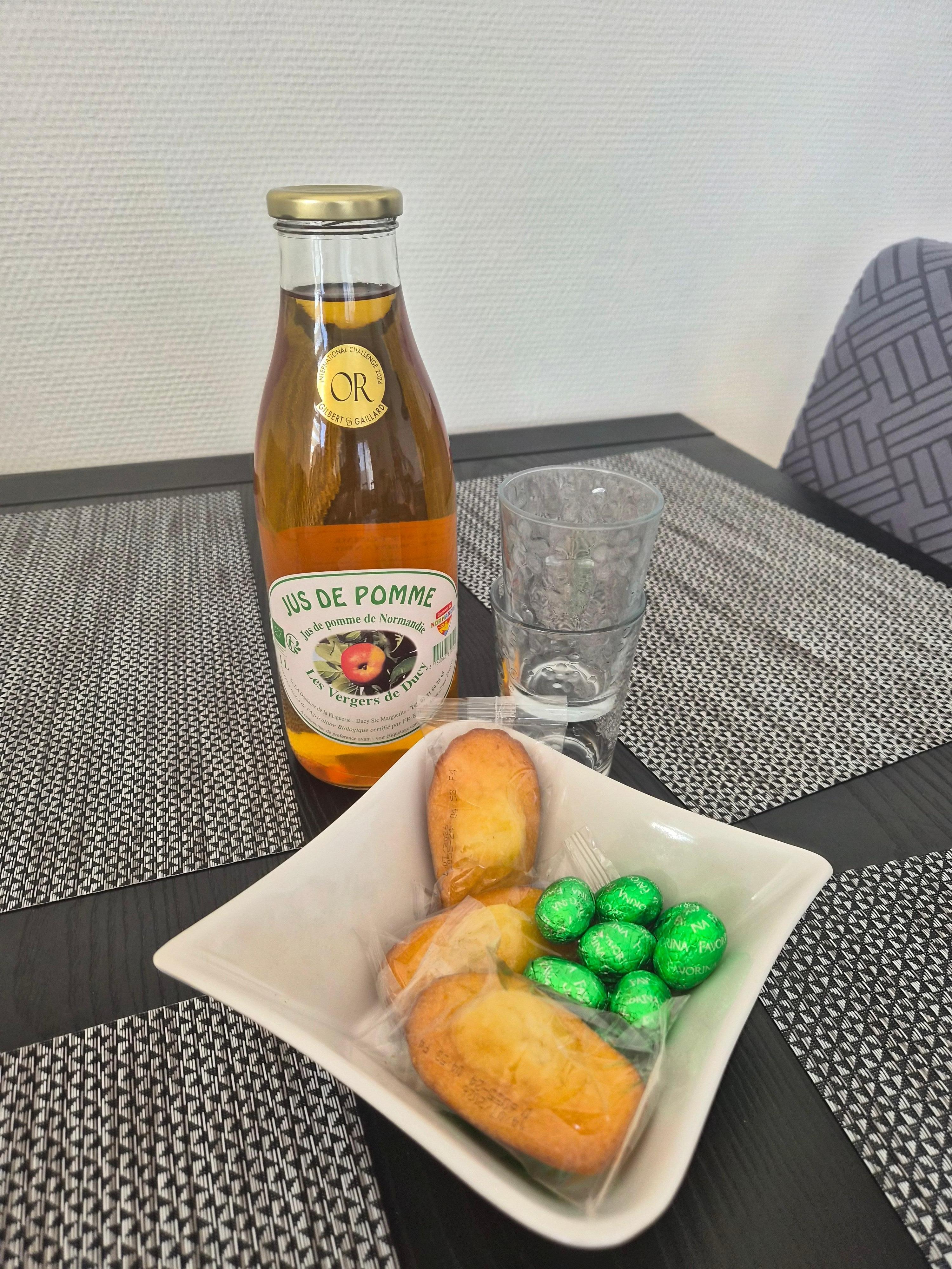 Petite gourmandise de bienvenue