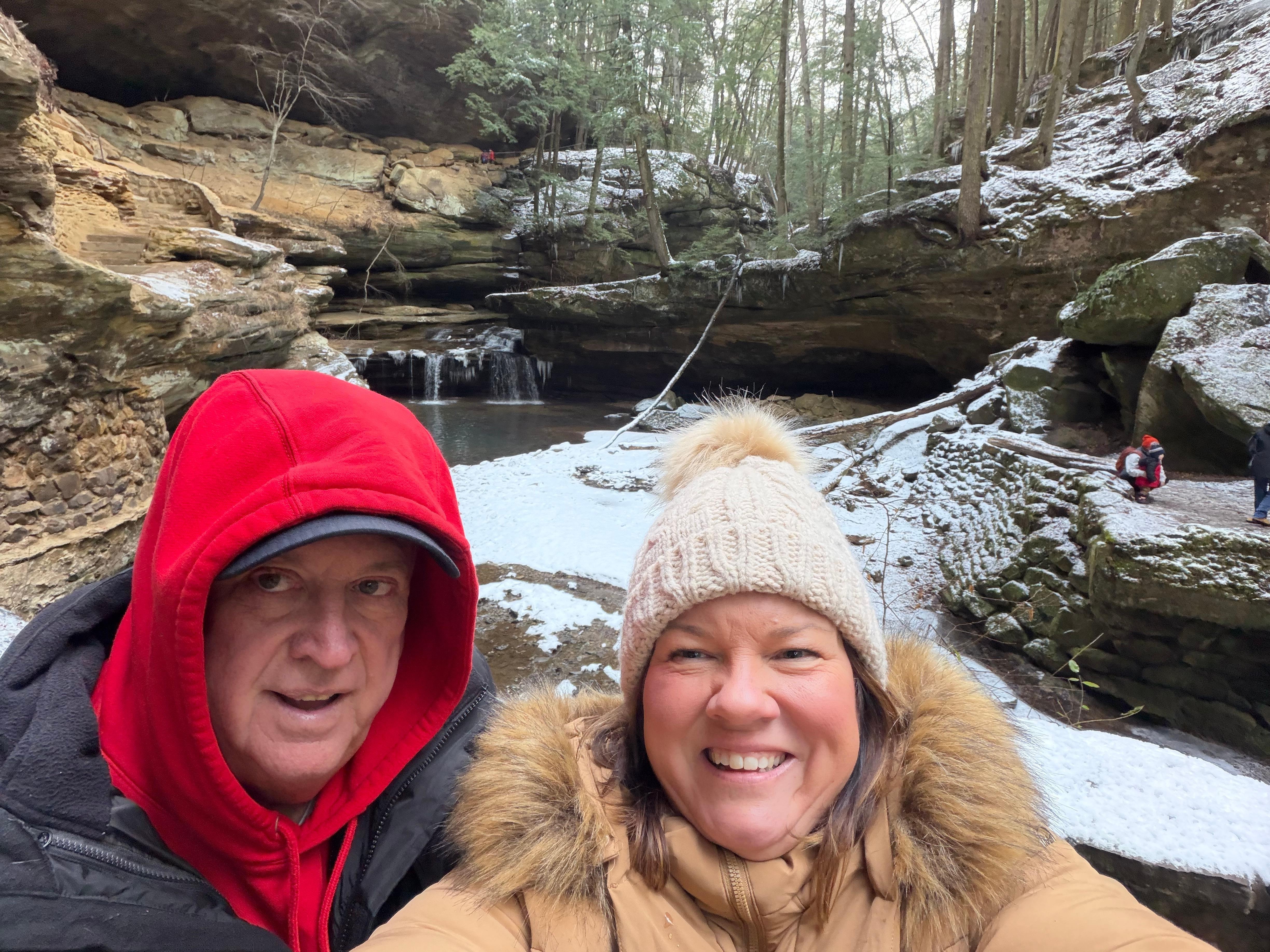 First time hiking Homing Hills with snow, it was gorgeous!