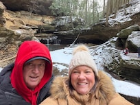 First time hiking Homing Hills with snow, it was gorgeous!