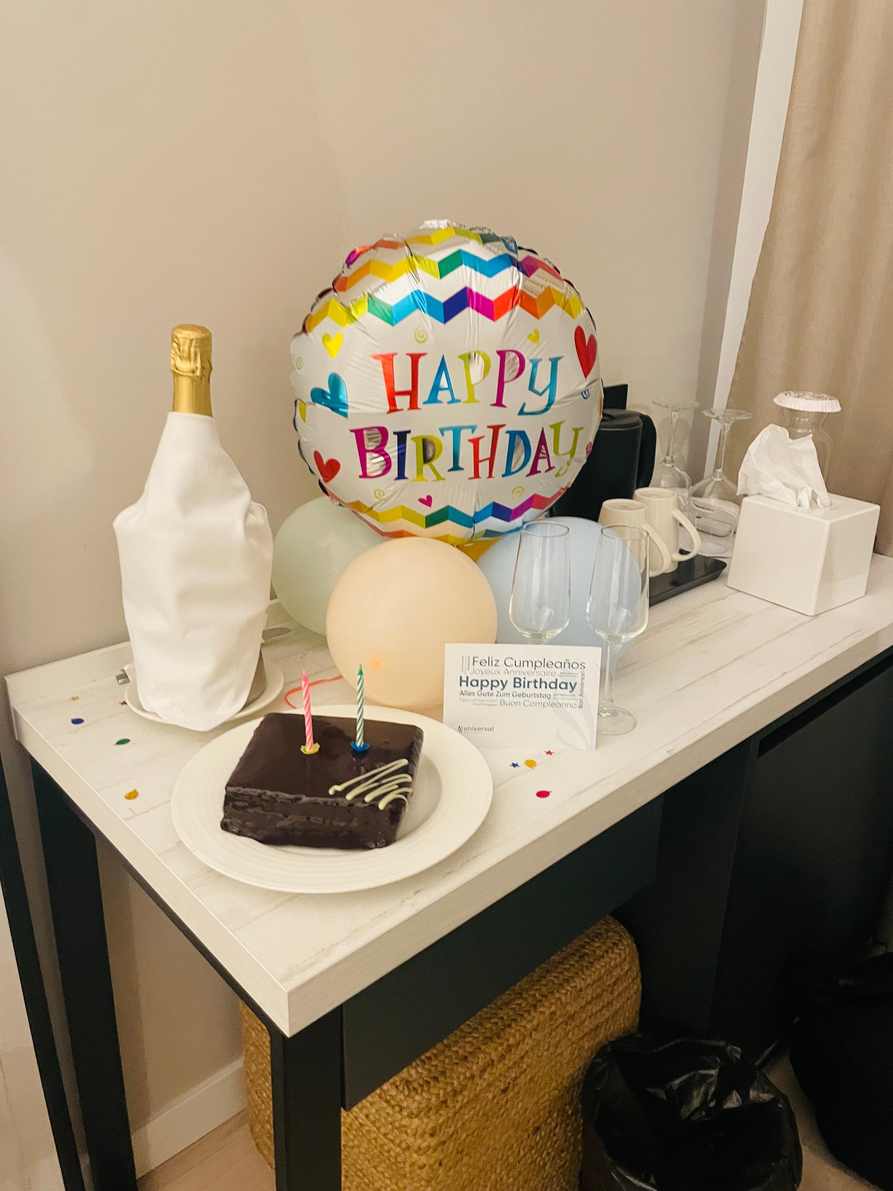 For my husband’s birthday, they had it all ready for him. What a wonderful surprise!! Eva and all of them are the best!