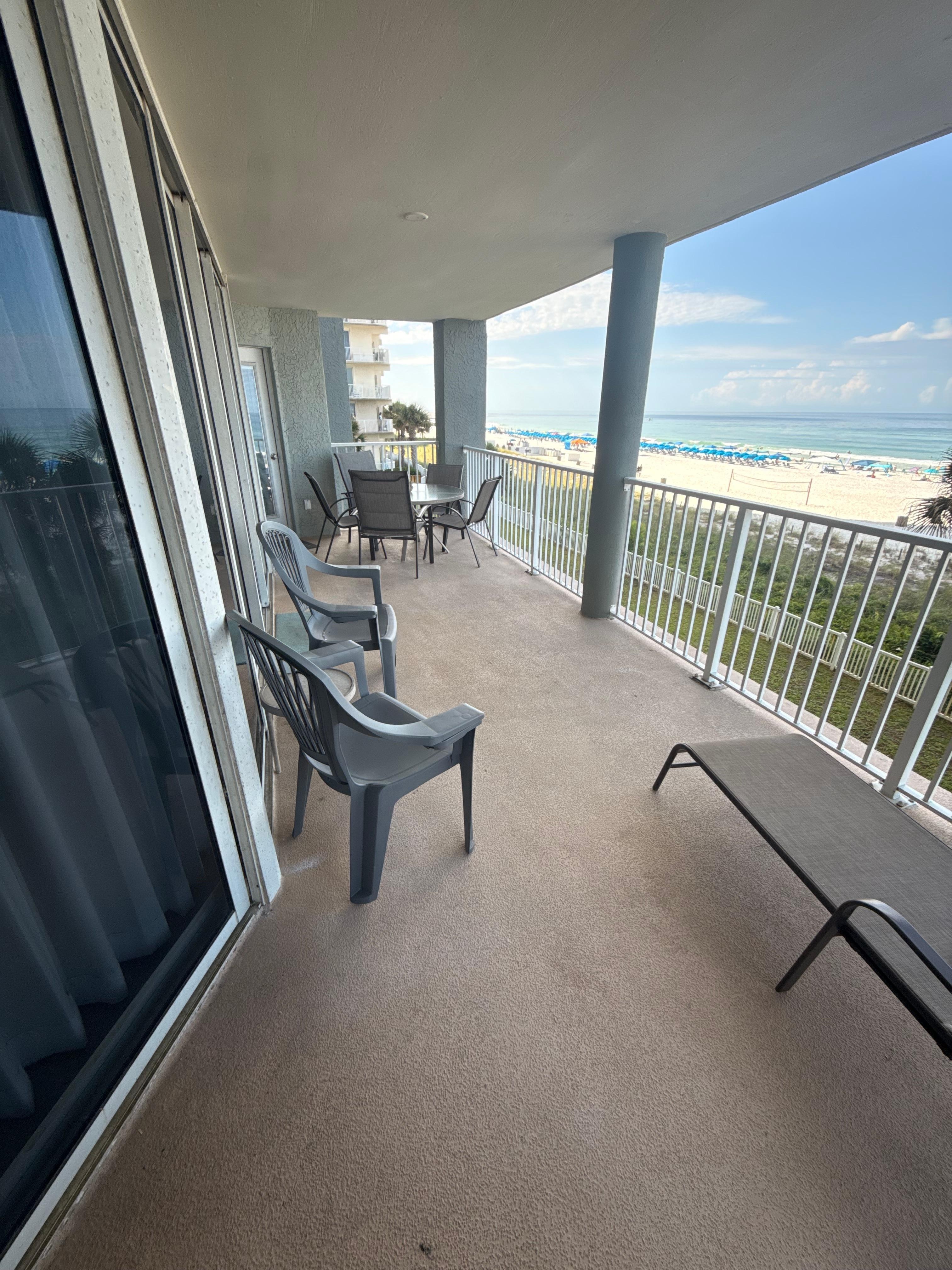 Huge balcony 