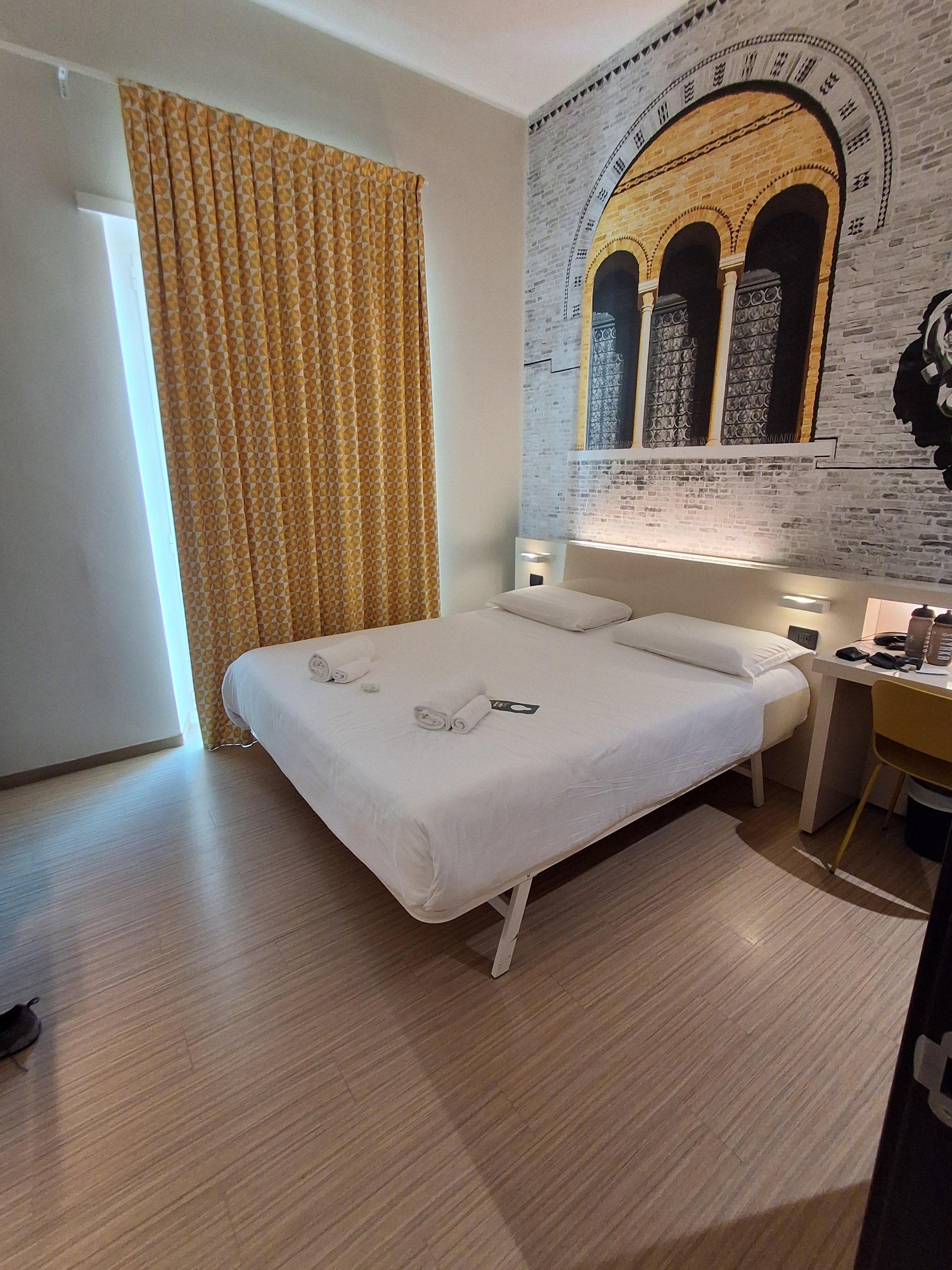 Spacious comfortably bed