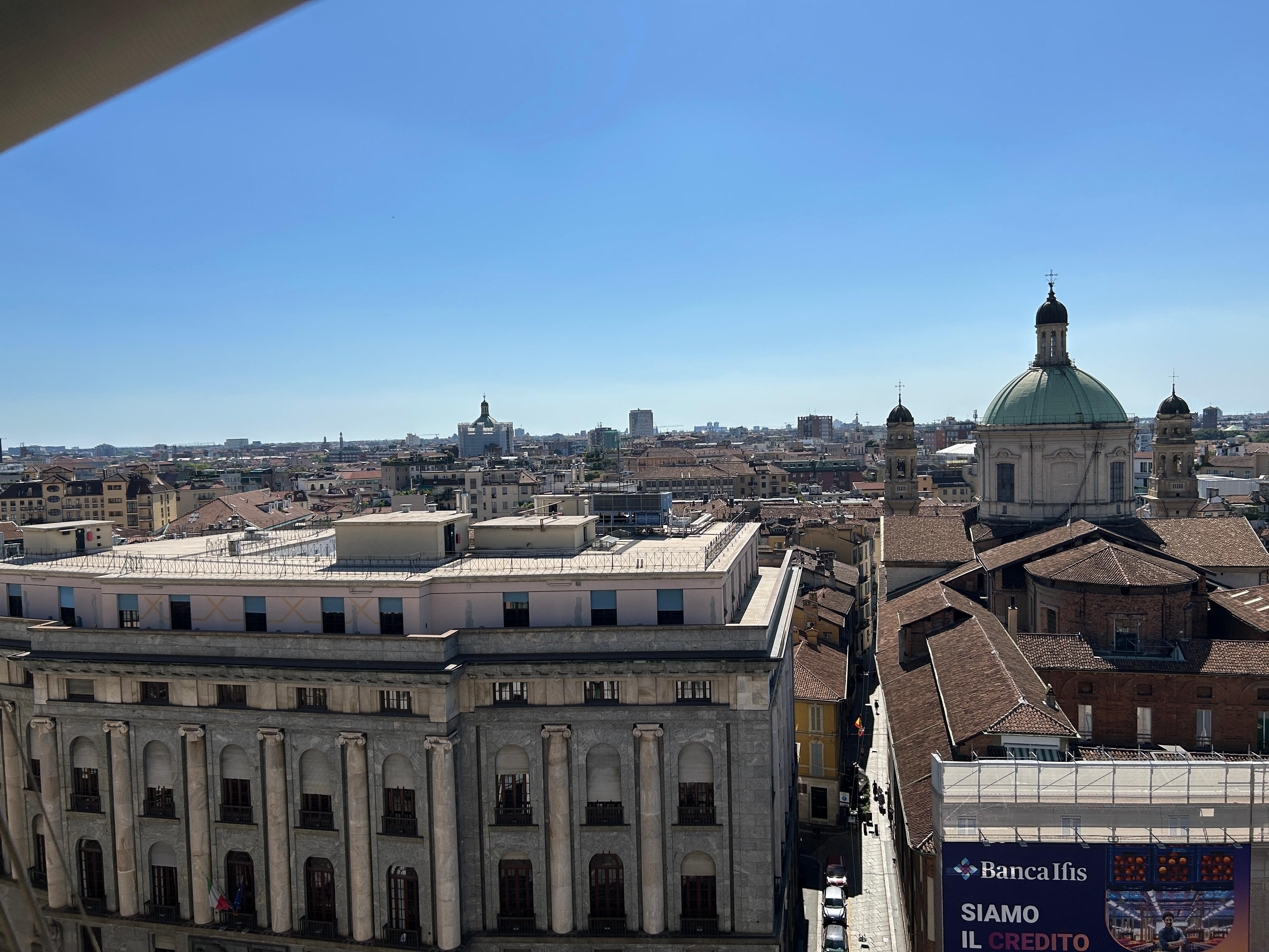 From roof top!