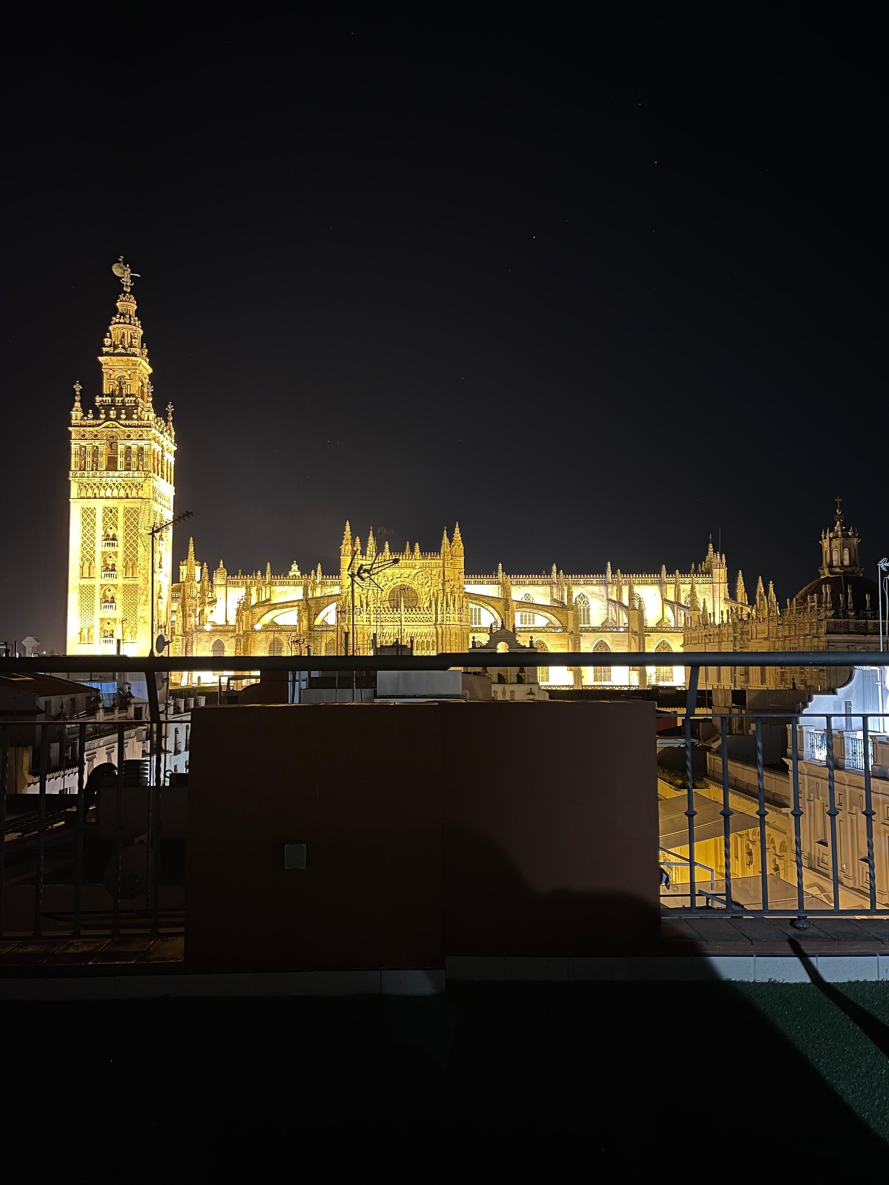 Vista a la catedral y la giralda