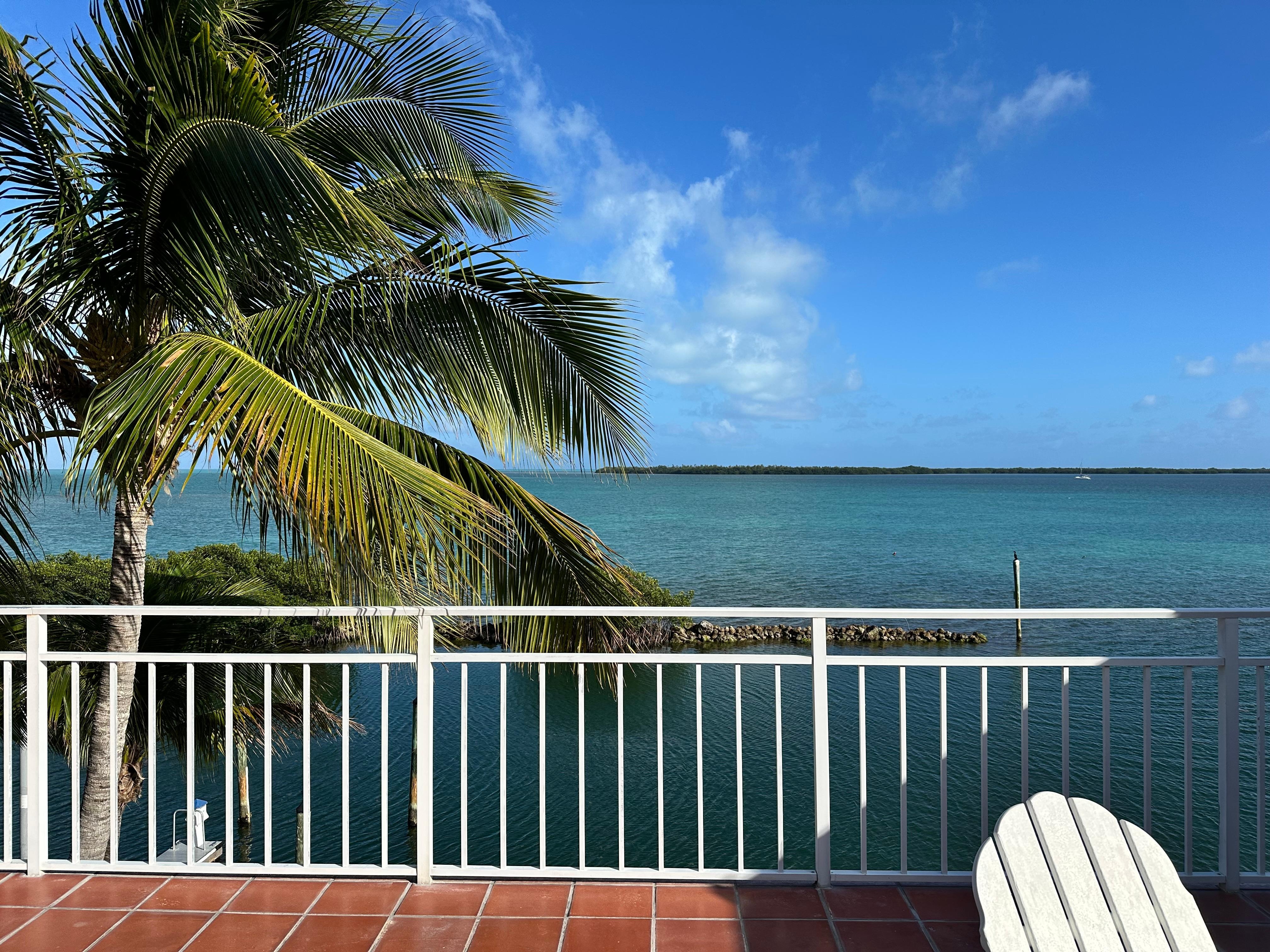 View from second floor balcony