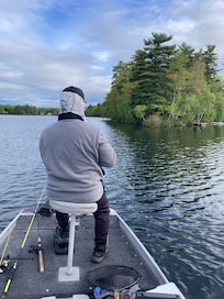 Great fishing on Lake Togus