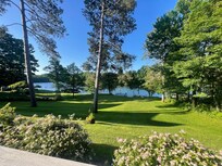 Back yard of home to lake