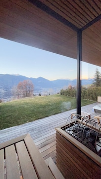 View from our private sauna