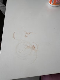 Dining table got stain…having said that they ask for a bond so we need to take a phot