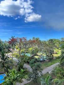This is the view from our room.