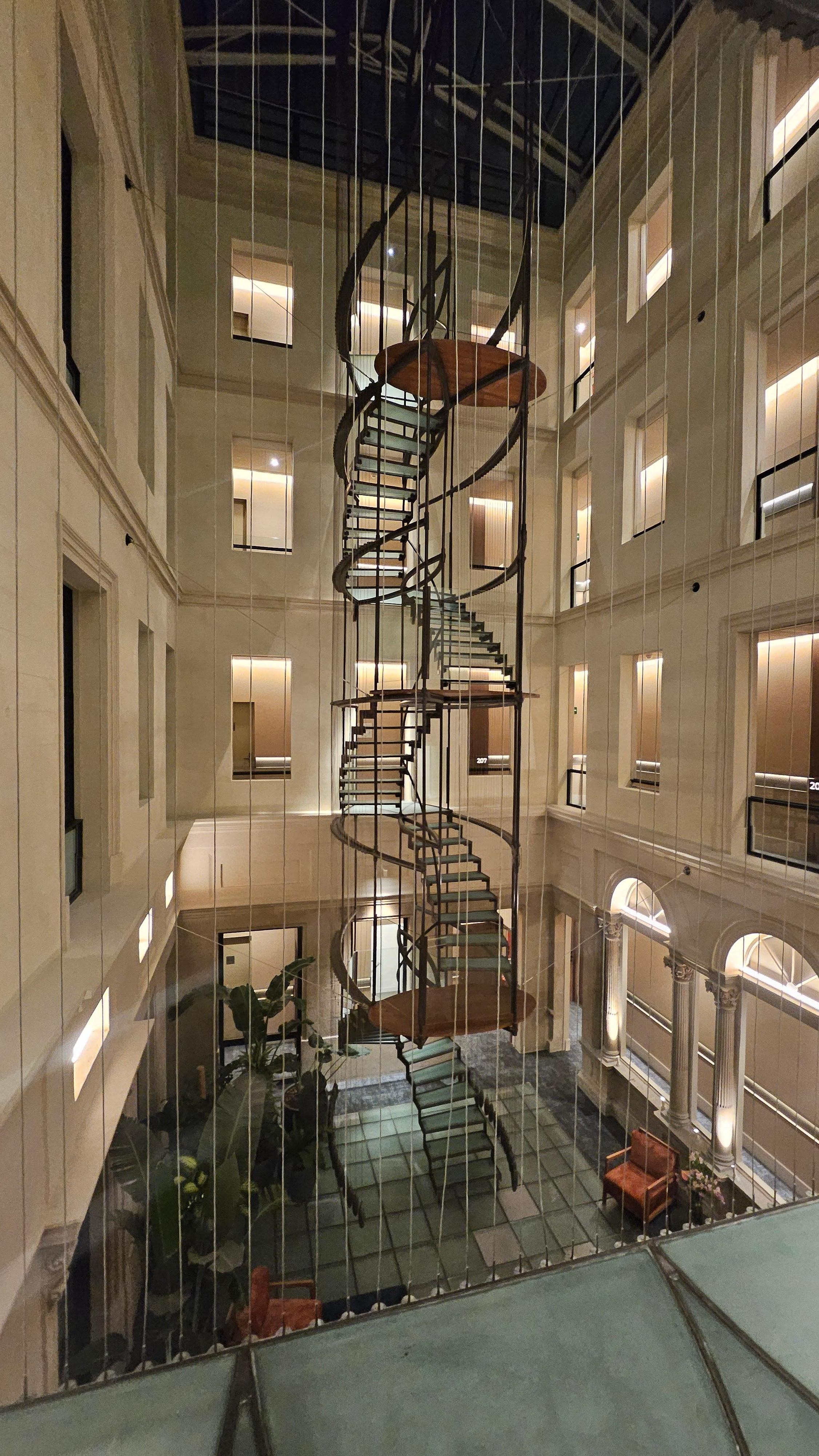 This was a beautiful staircase in the hotel