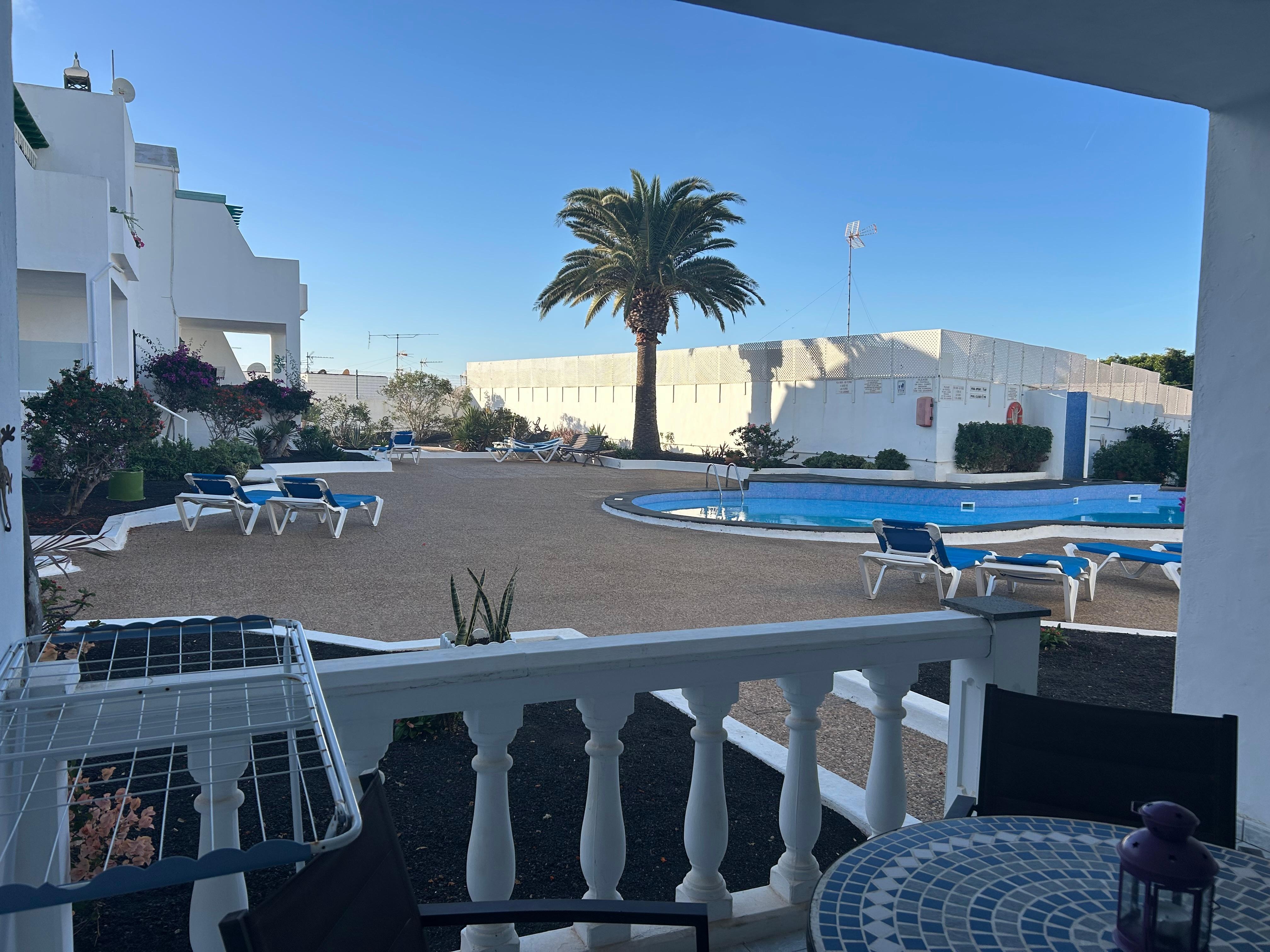 Patio area from terrace