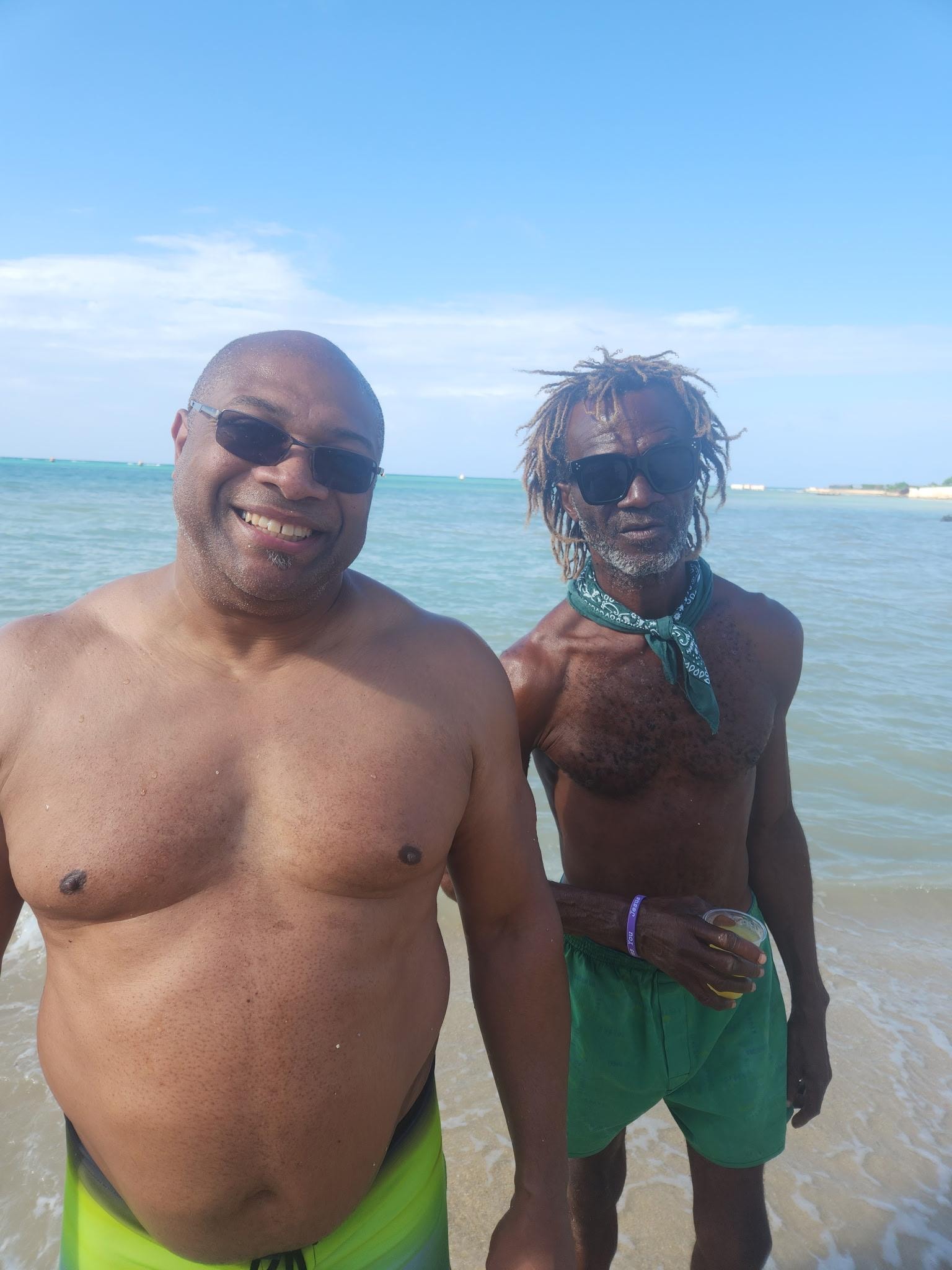 Local named Daddy Cool who made us some delicious grilled conch and lobster freshly plucked out the ocean