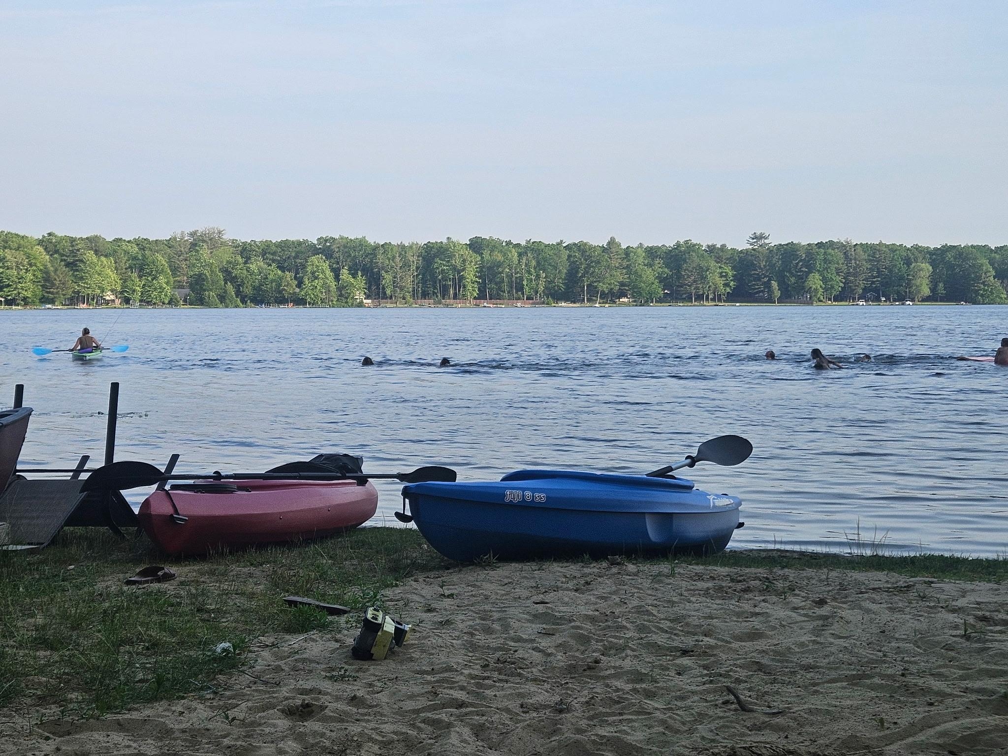 We brought our kayaks & used them every day.